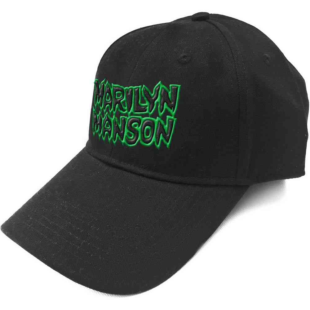Marilyn Manson - Logo Baseball pet - Zwart